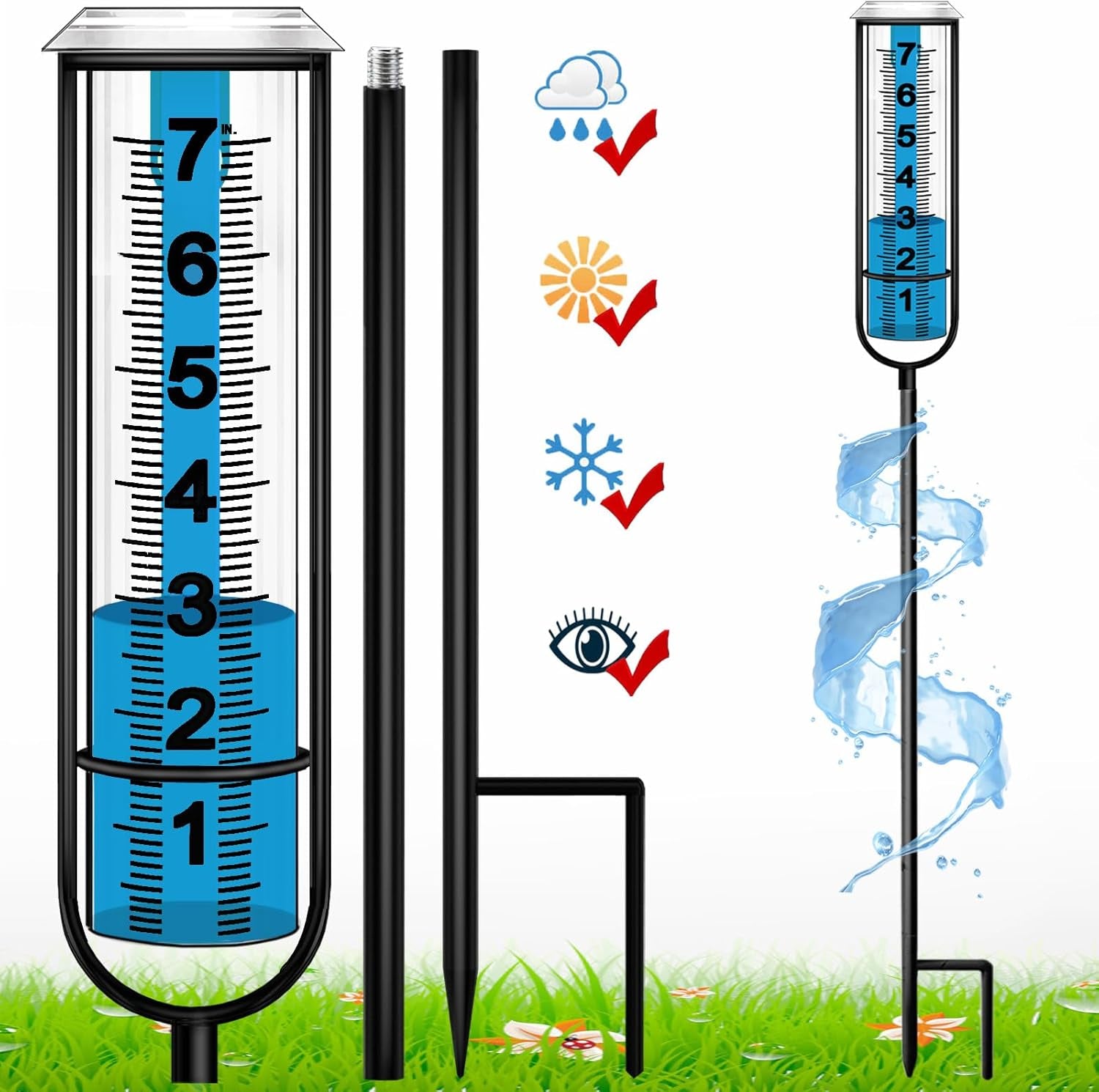 Rain Gauge Outdoor, Accurate Rain Gauges