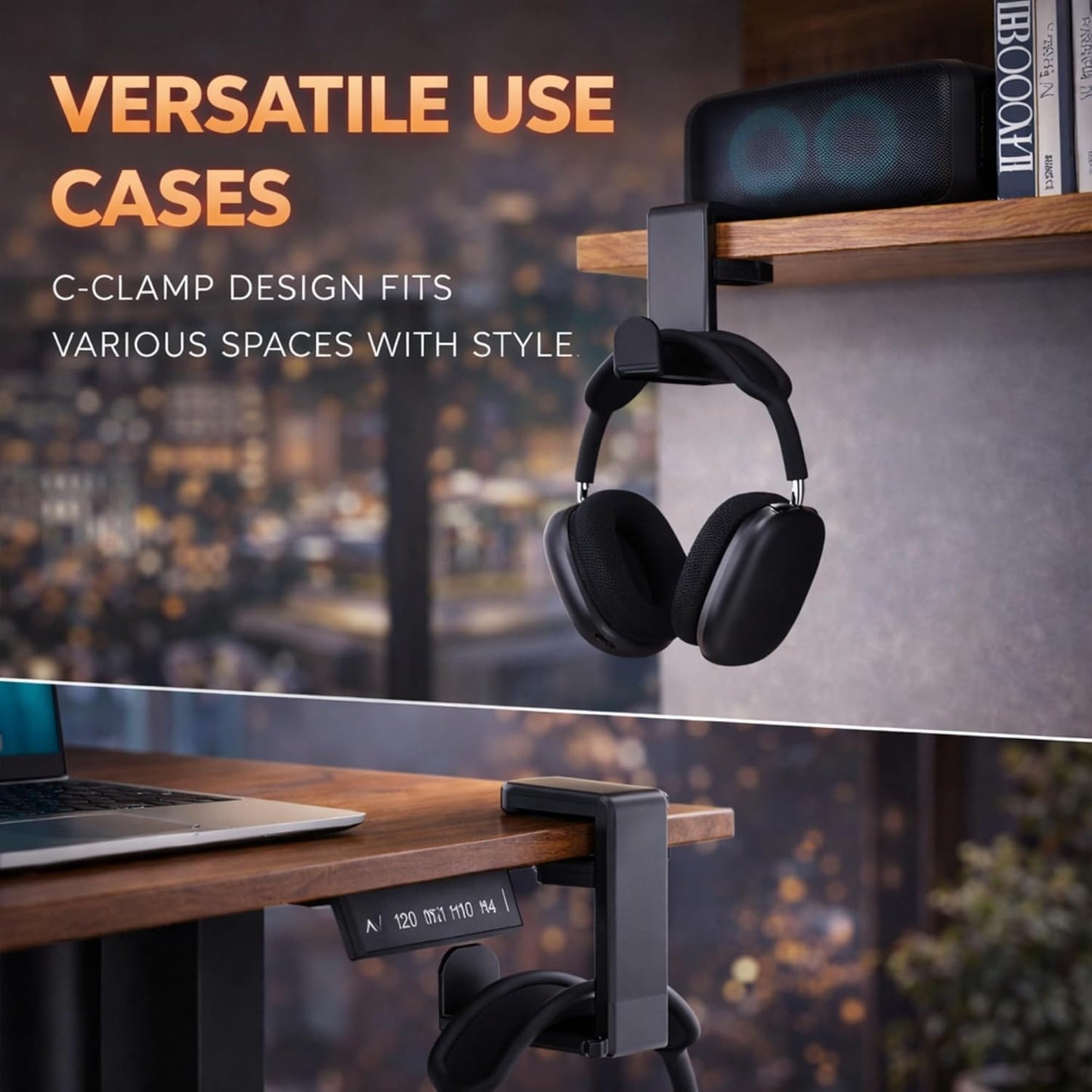 EURPMASK Rotating Headphone Stand
