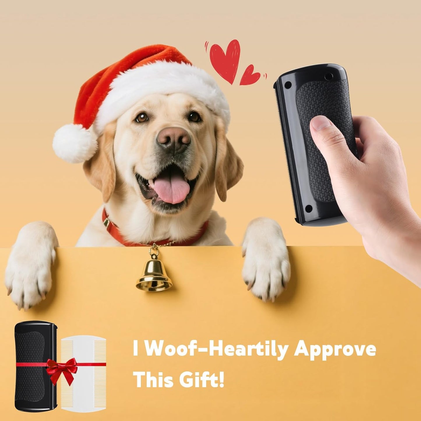 Deshedding Dog Brush & Pet Hair Remover Comb