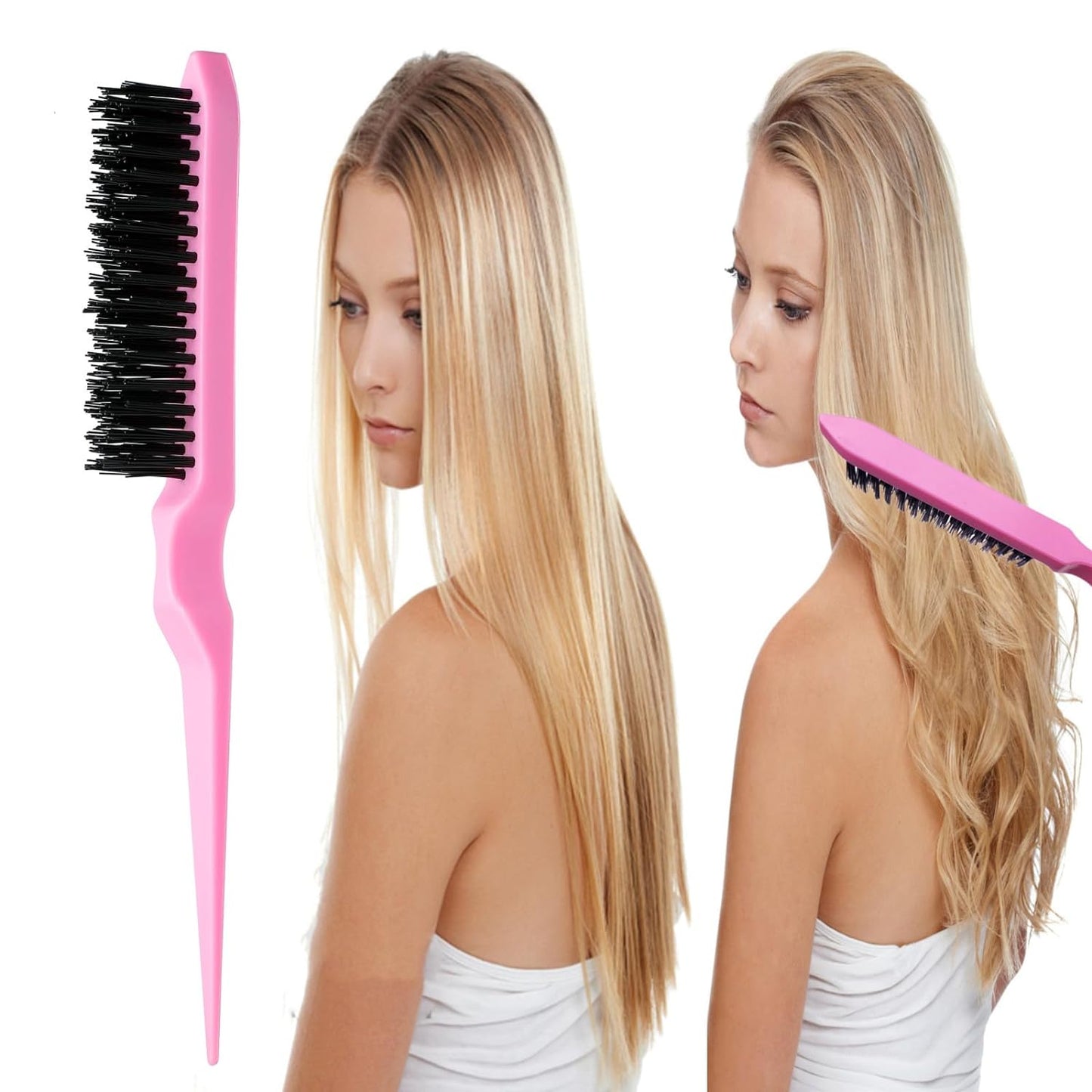8Pcs Hair Brushes Set with 4Pcs Topsy