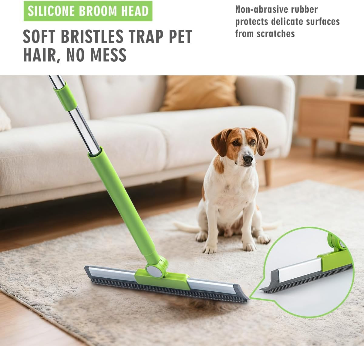 Pet Hair Remover Kit - Including Carpet Rake