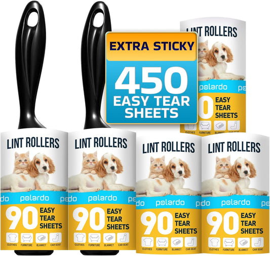 Pet Hair Lint Rollers 5-Pack