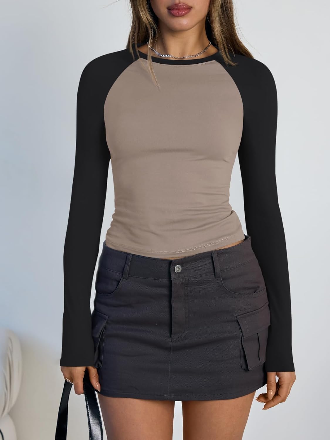 Women'S Long Sleeve Shirts Slim Fit Stretchy