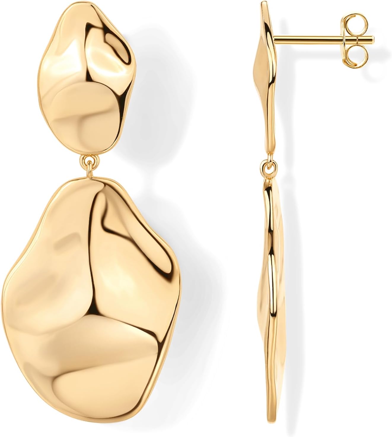 14K Gold Plated 925 Sterling Silver Posts