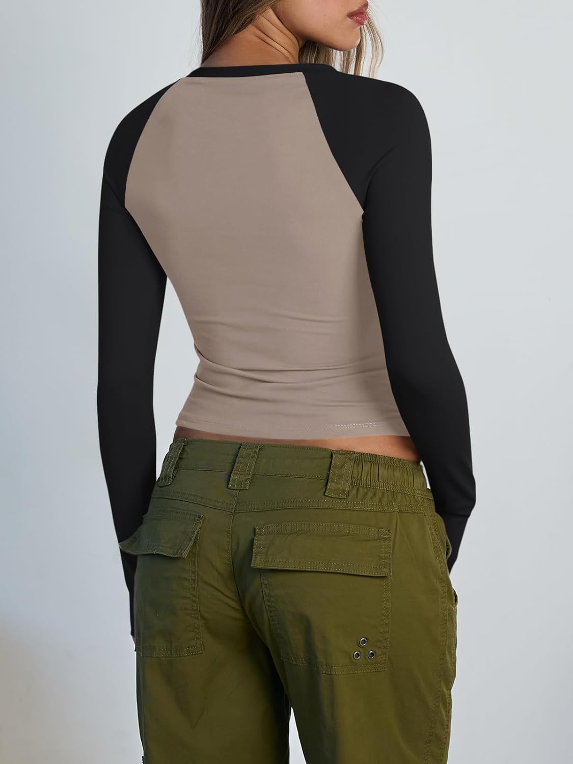 Women'S Long Sleeve Shirts Slim Fit Stretchy