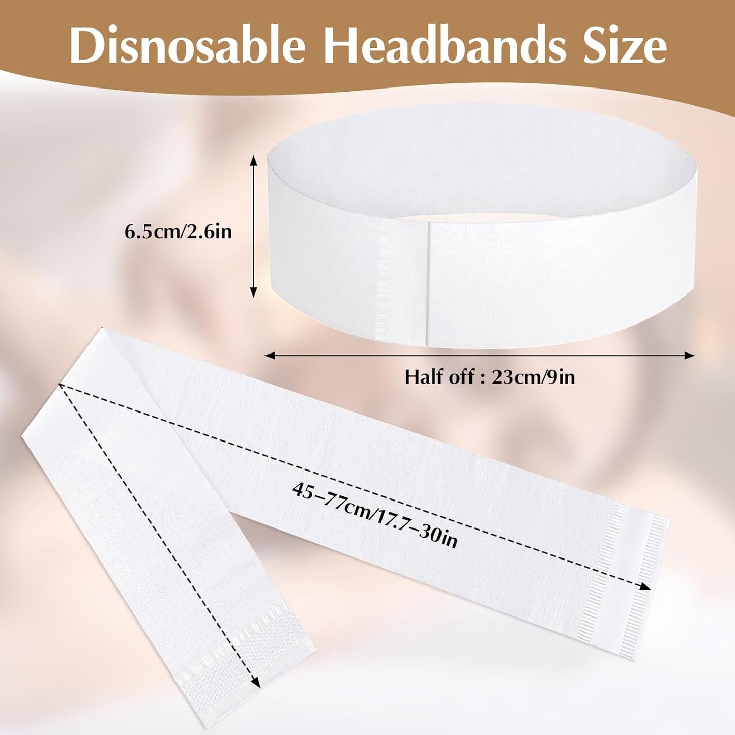 150 PCS Disposable Hairband for Women