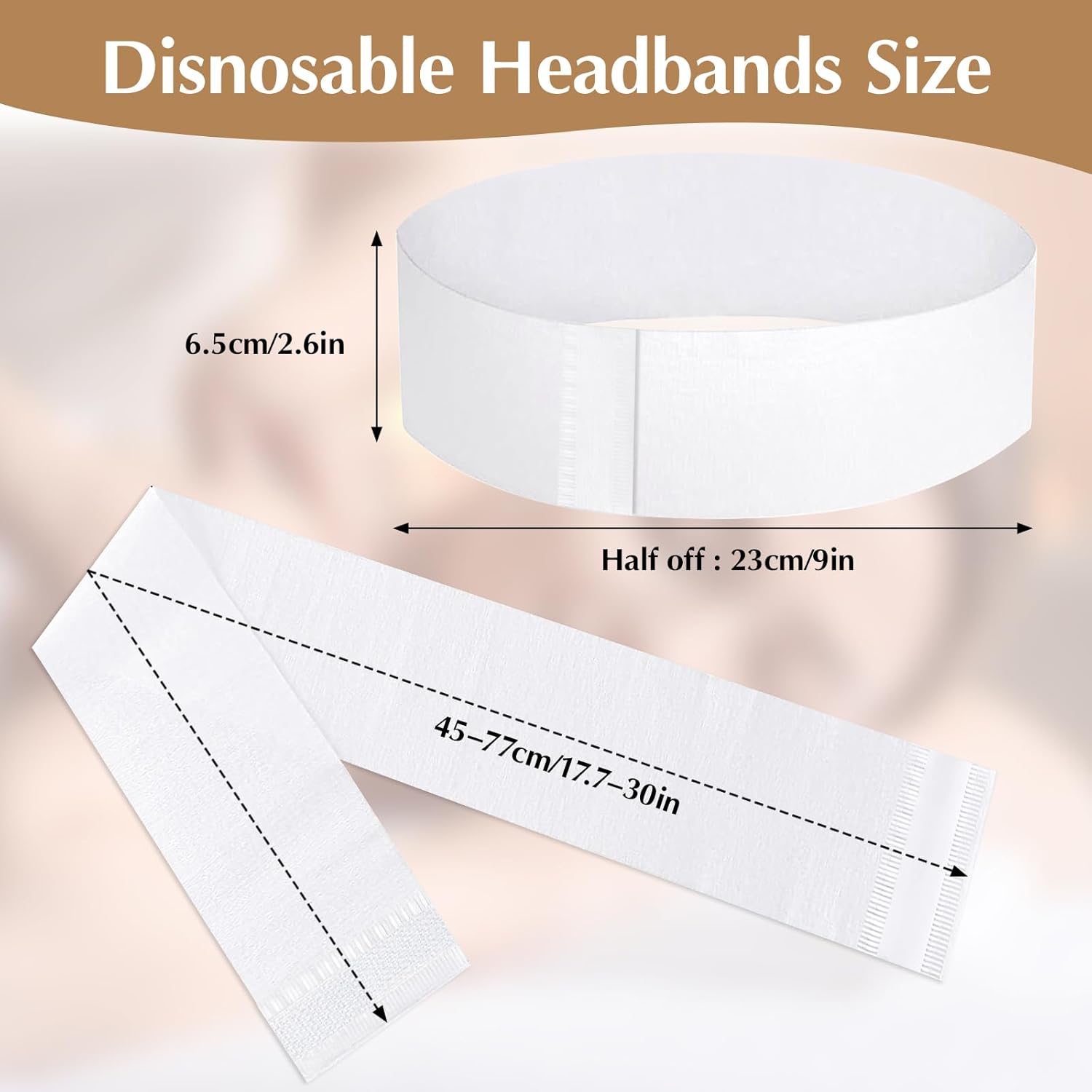 150 PCS Disposable Hairband for Women
