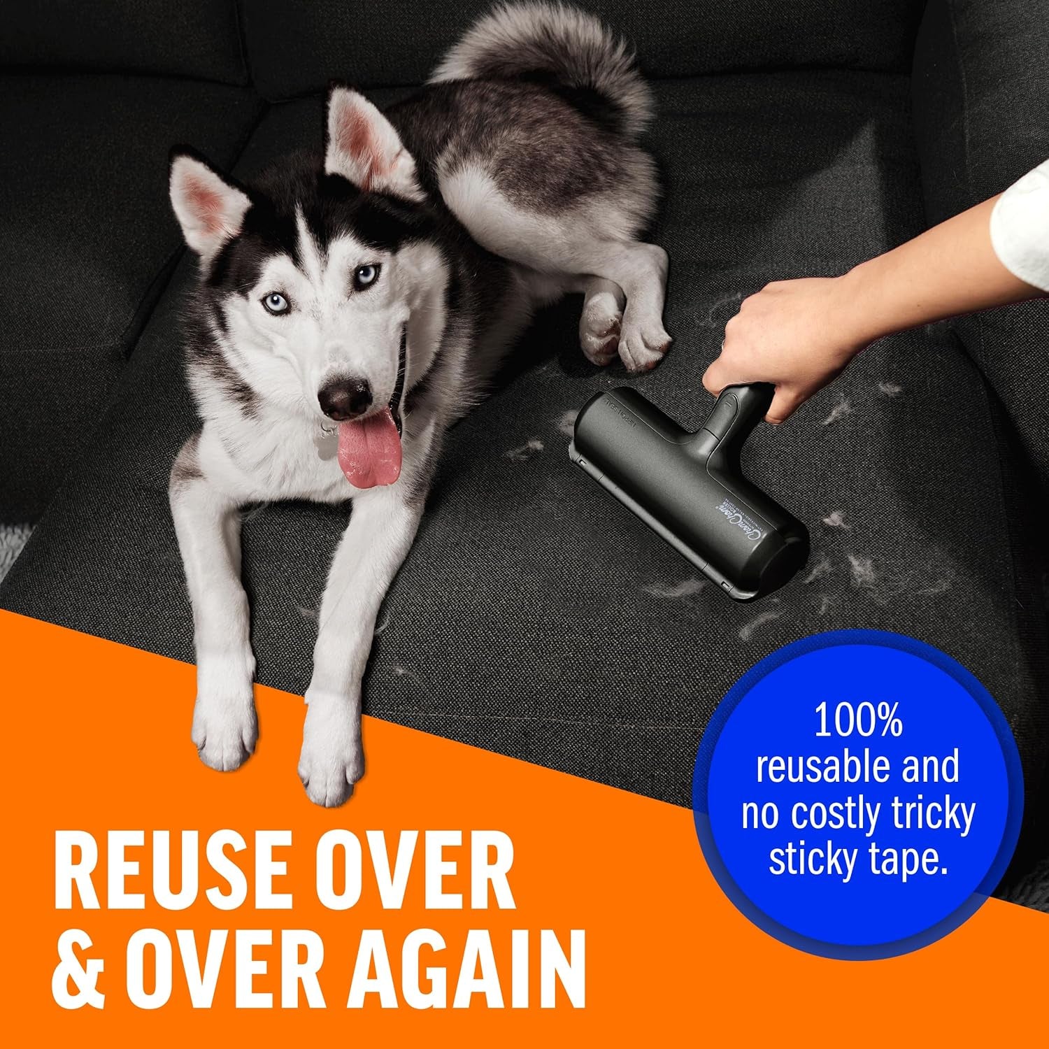 Pet Hair Remover – Original Size Reusable Lint Roller