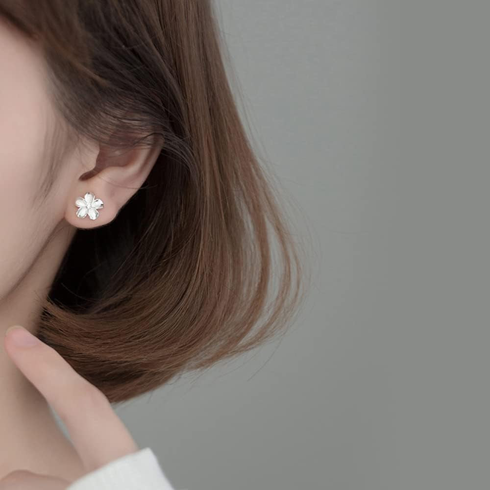 Solid 925 Sterling Silver Plumeria Flower