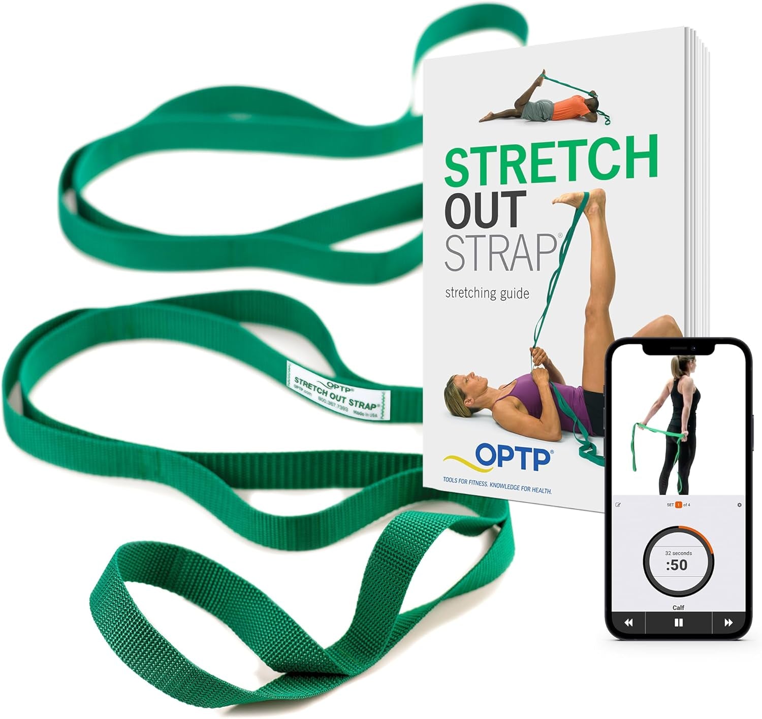 the Original Stretch Out Strap with Exercise Book