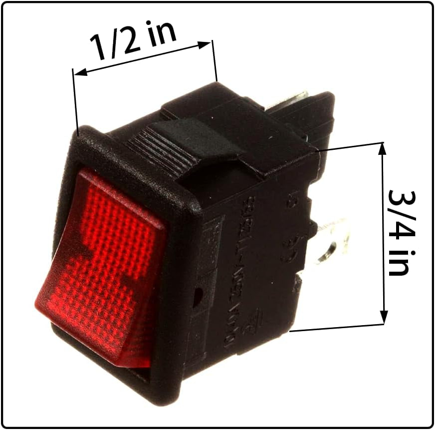 2 Pcak 20316.0001 Suitable for Household Appliance Switch for Bunn Home Model Coffee Brewers B10 BX GRX GRX-B GR10 (New Upgrade)