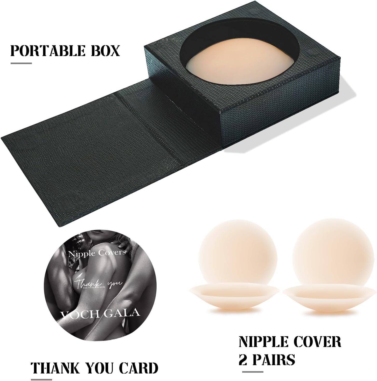 Nipple Covers 2 Pairs-Seamless 