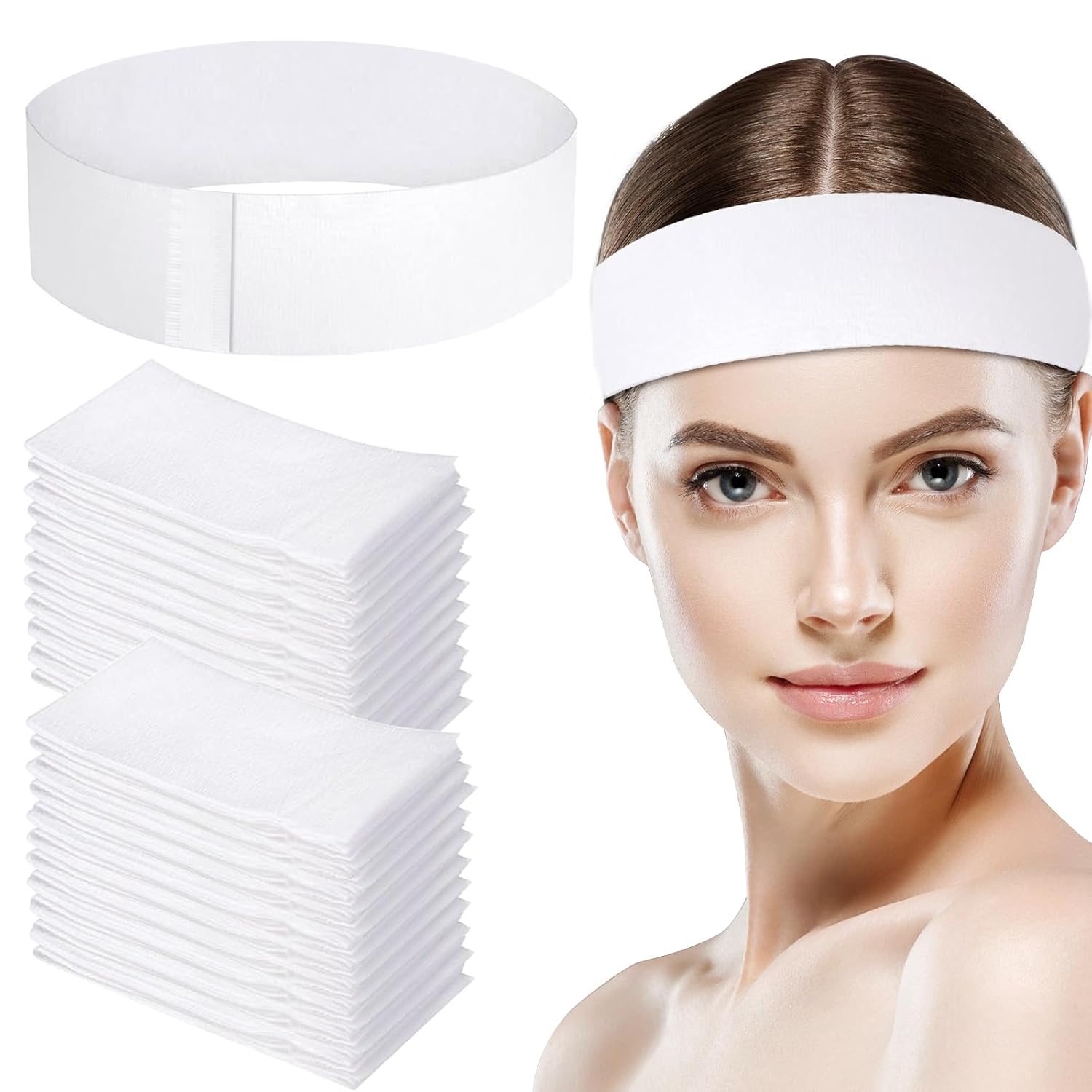 150 PCS Disposable Hairband for Women