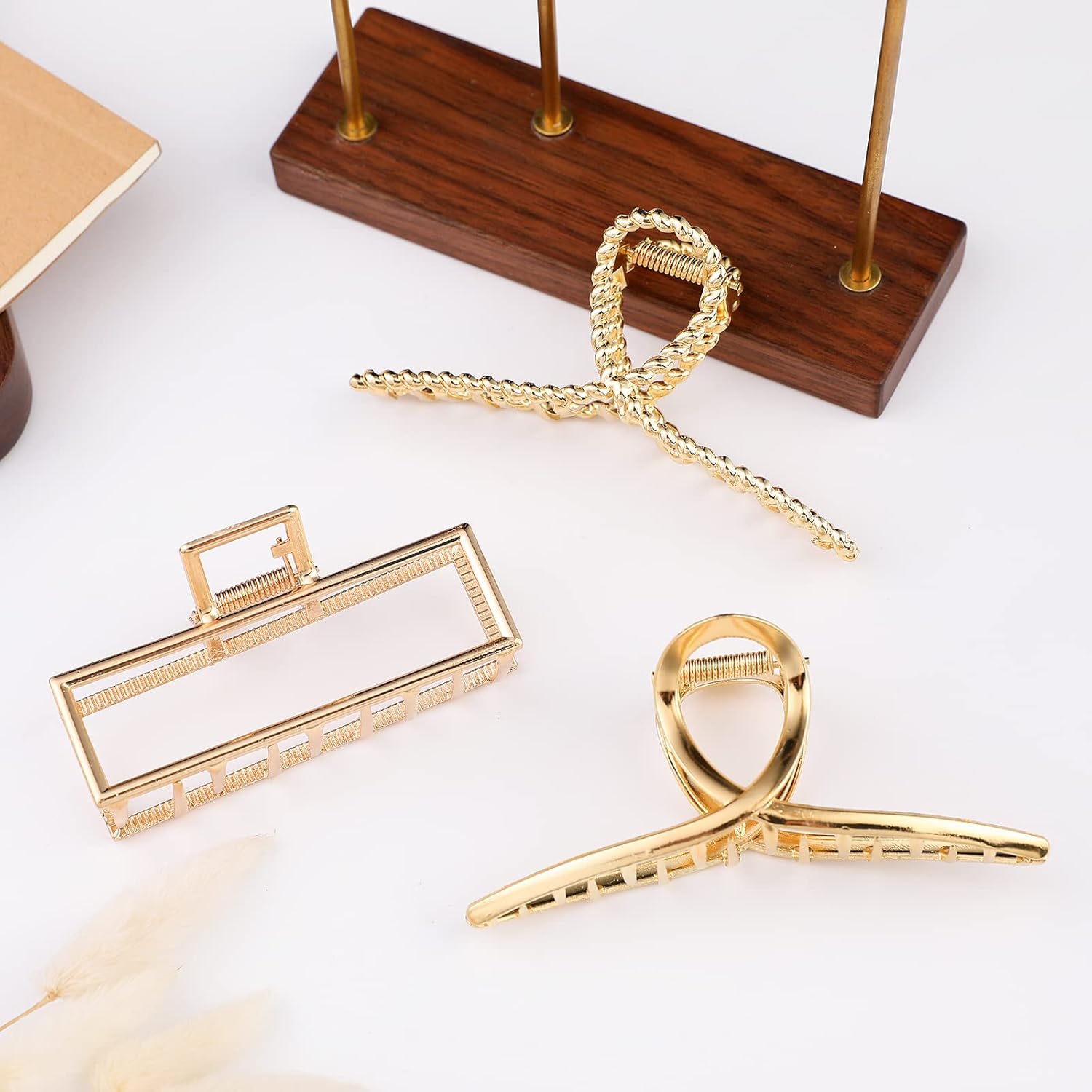 3 PCS Metal Large Claw Clips for Thick Heavy Hair