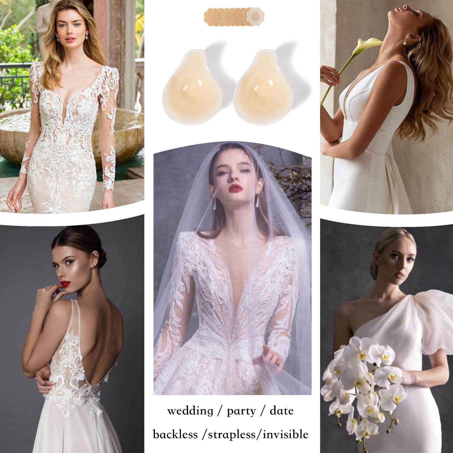 2025 Added Lift Seamless Nipple Covers