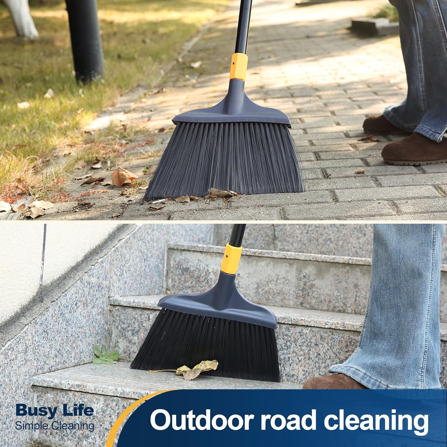 Heavy-Duty Broom Outdoor Commercial