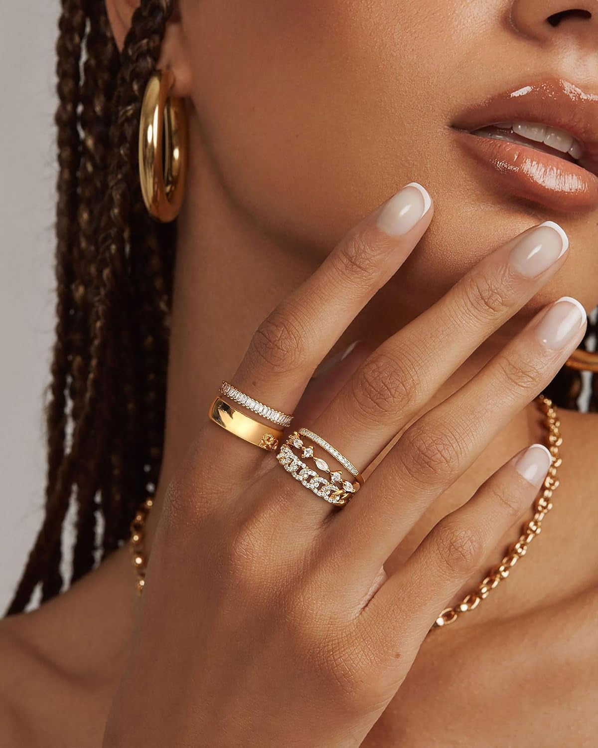 Stackable Gold Rings for Women