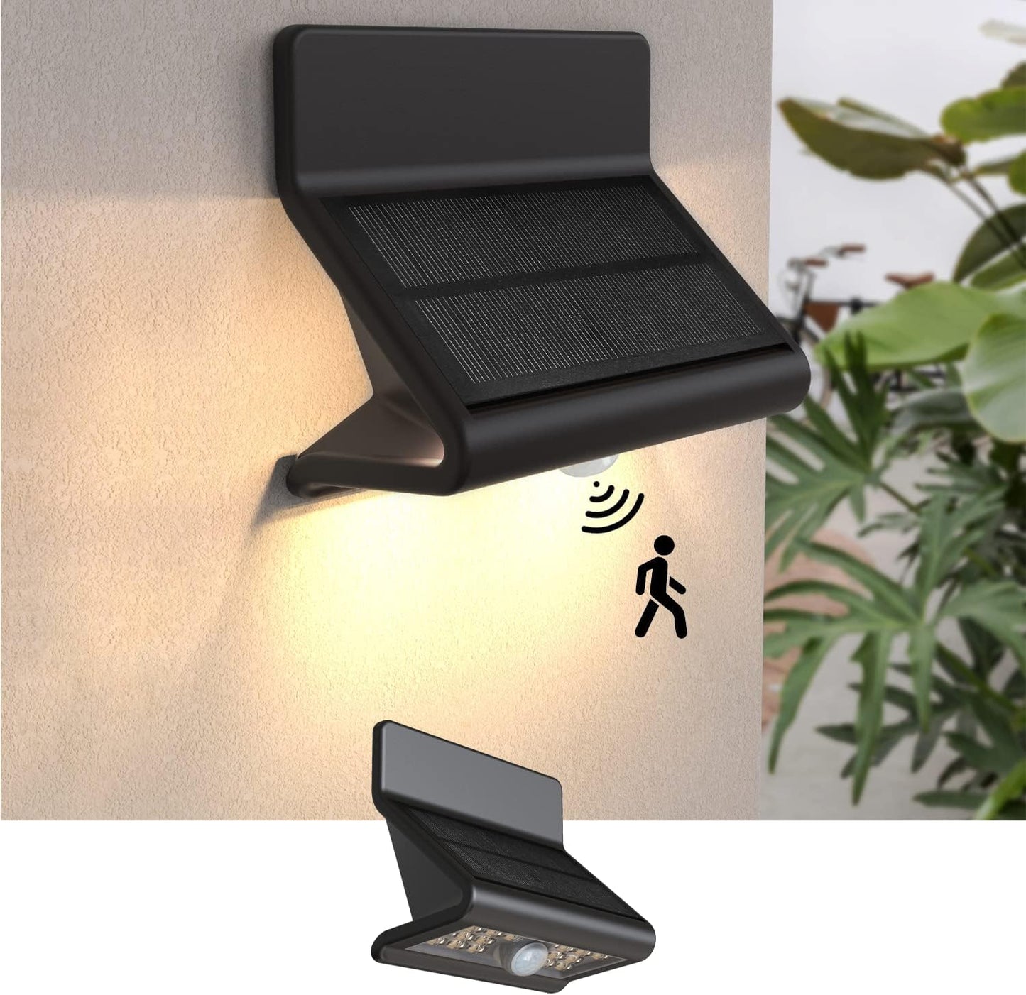 Motion Sensor Outdoor Lights with Optical Lens