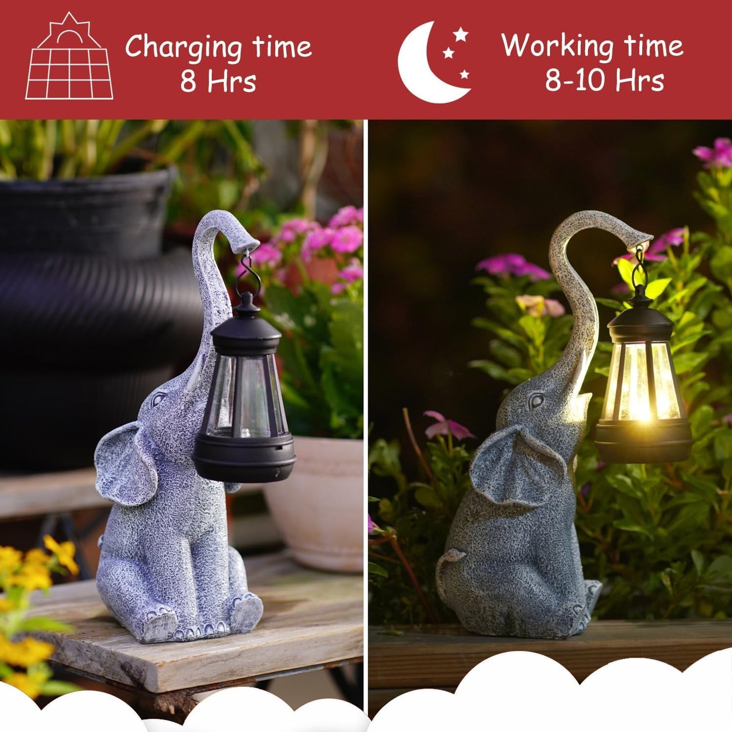 Elephant Statue for Garden Decor