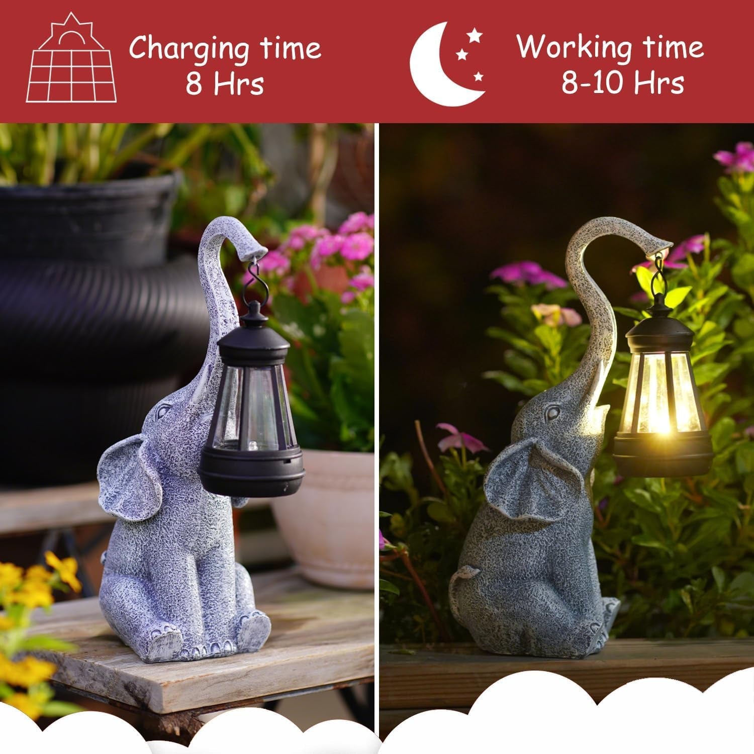 Elephant Statue for Garden Decor