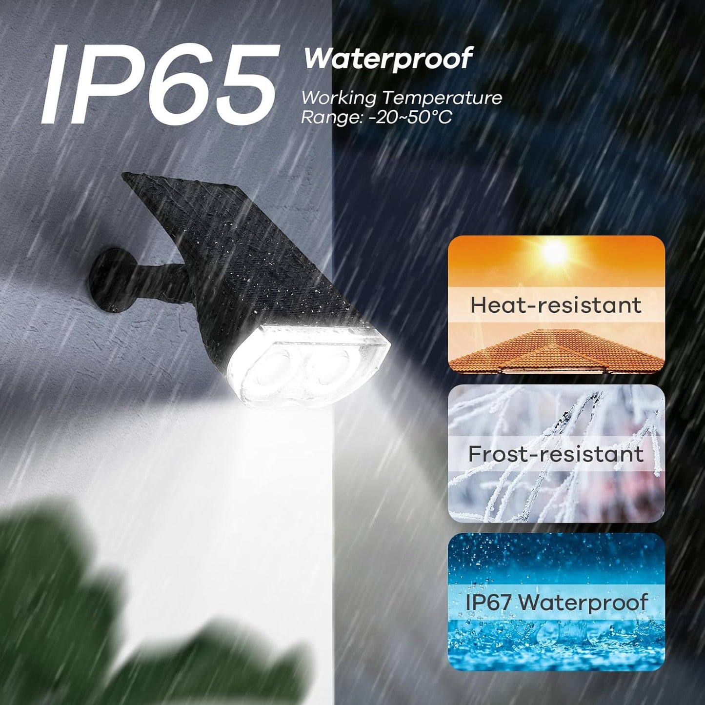 Solar Lights Outdoor Waterproof IP65