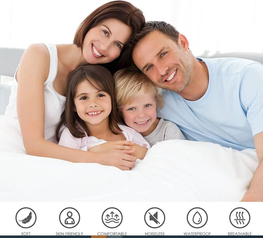 Waterproof Zippered Bug-Proof California King Mattress Encasement Cover