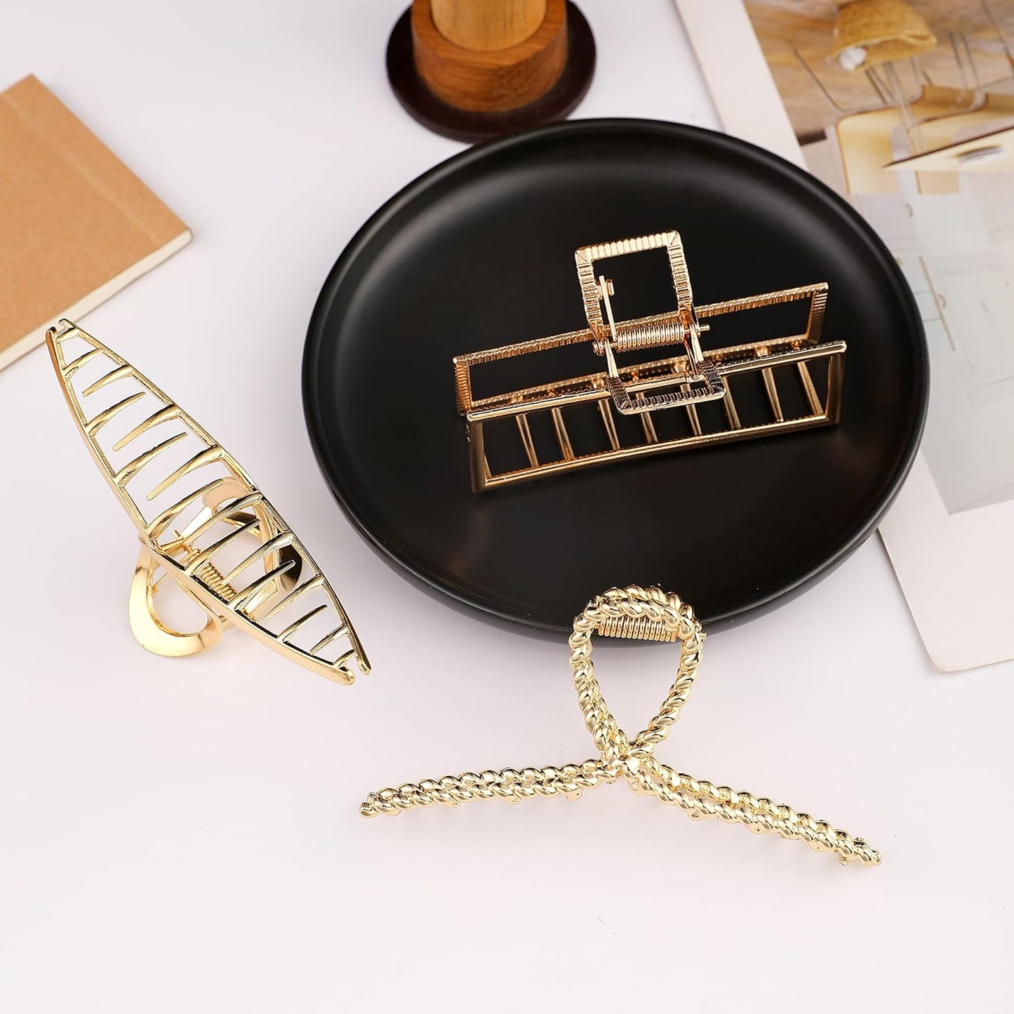 3 PCS Metal Large Claw Clips for Thick Heavy Hair