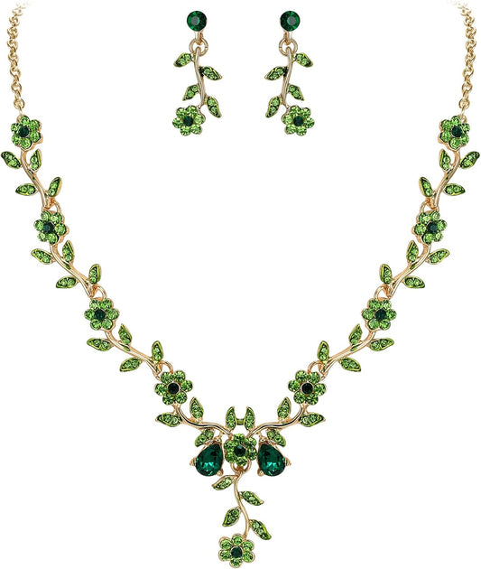 Women'S Wedding Jewelry Leaf Cluster Flower