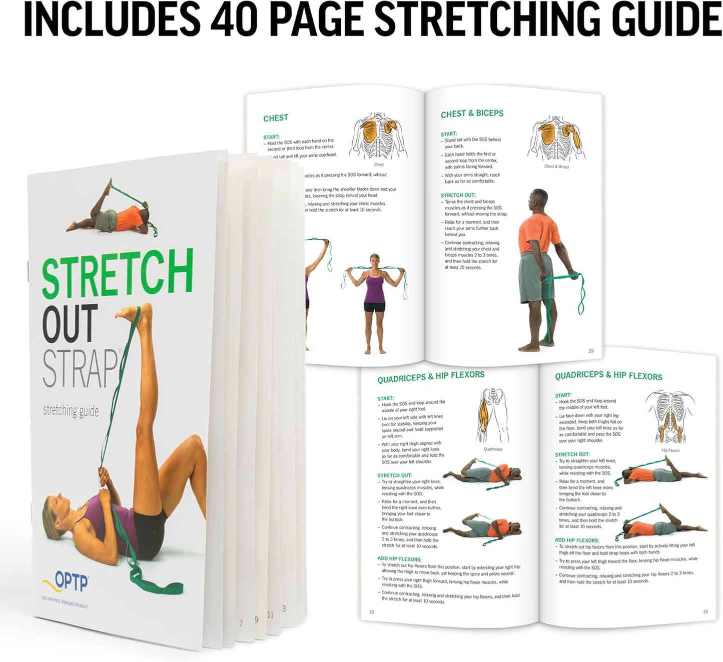the Original Stretch Out Strap with Exercise Book