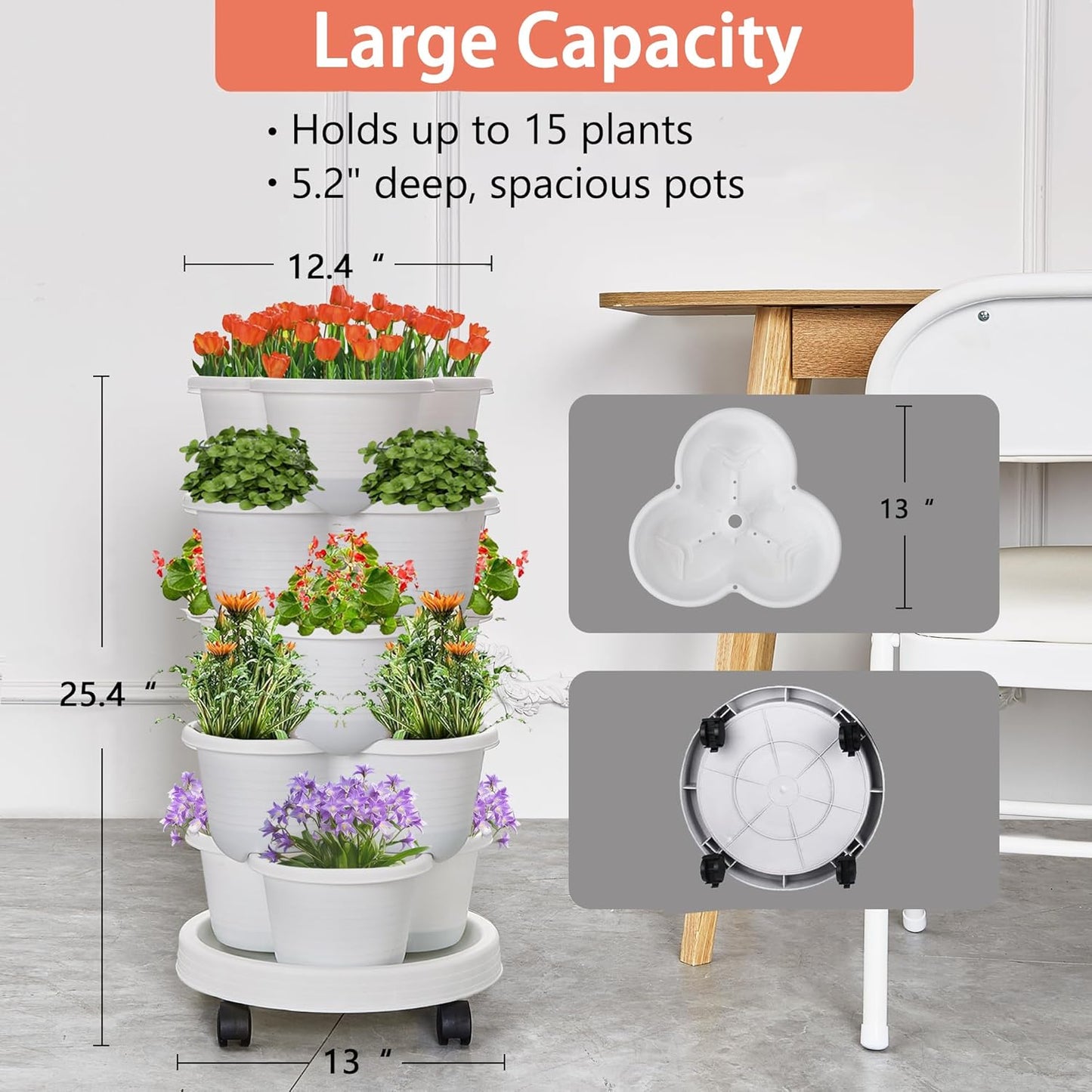 5 Tier Vertical Garden Planter