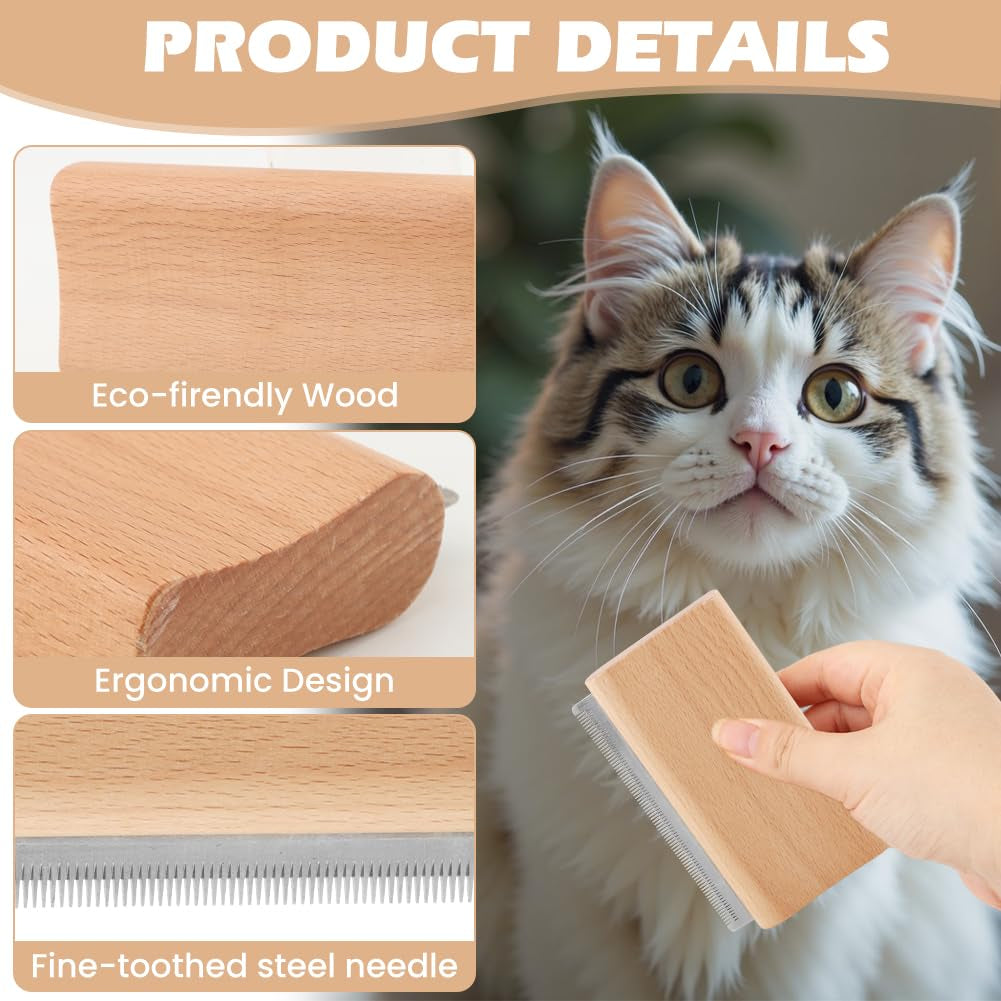 3Pcs/Pack Dog Brush for Shedding