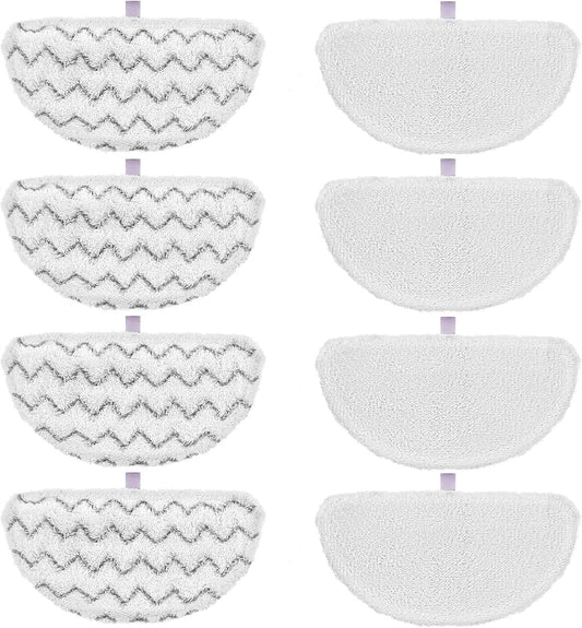 1940 for Bissell Steam Mop Pads for Bissell Powerfresh Steam Mop 1806 1544 1440 2075A 2685A 1940W,19404 Series, Replacement Part #5938#203-2633, 8 Pack