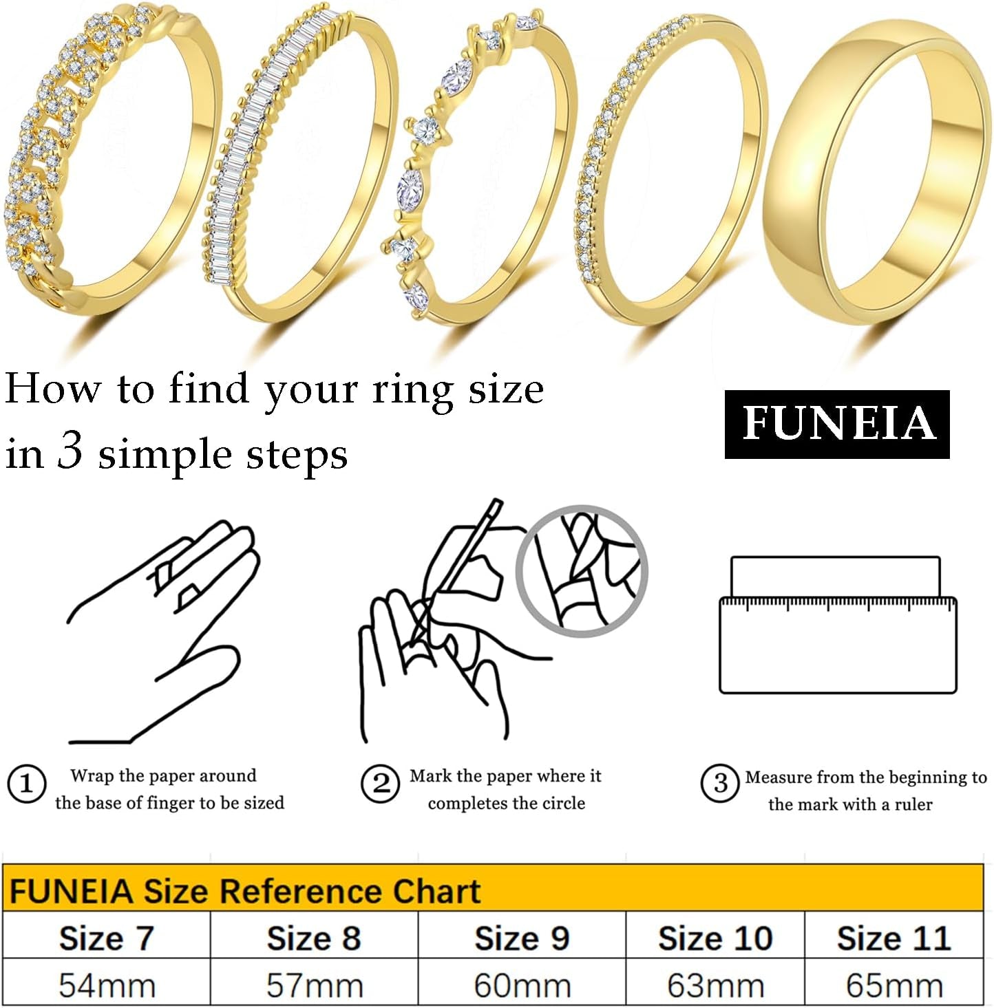 Stackable Gold Rings for Women
