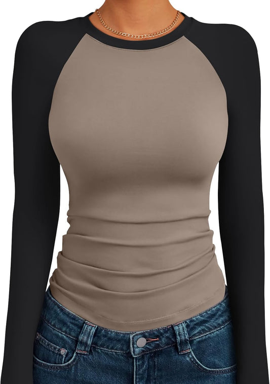 Women'S Long Sleeve Shirts Slim Fit