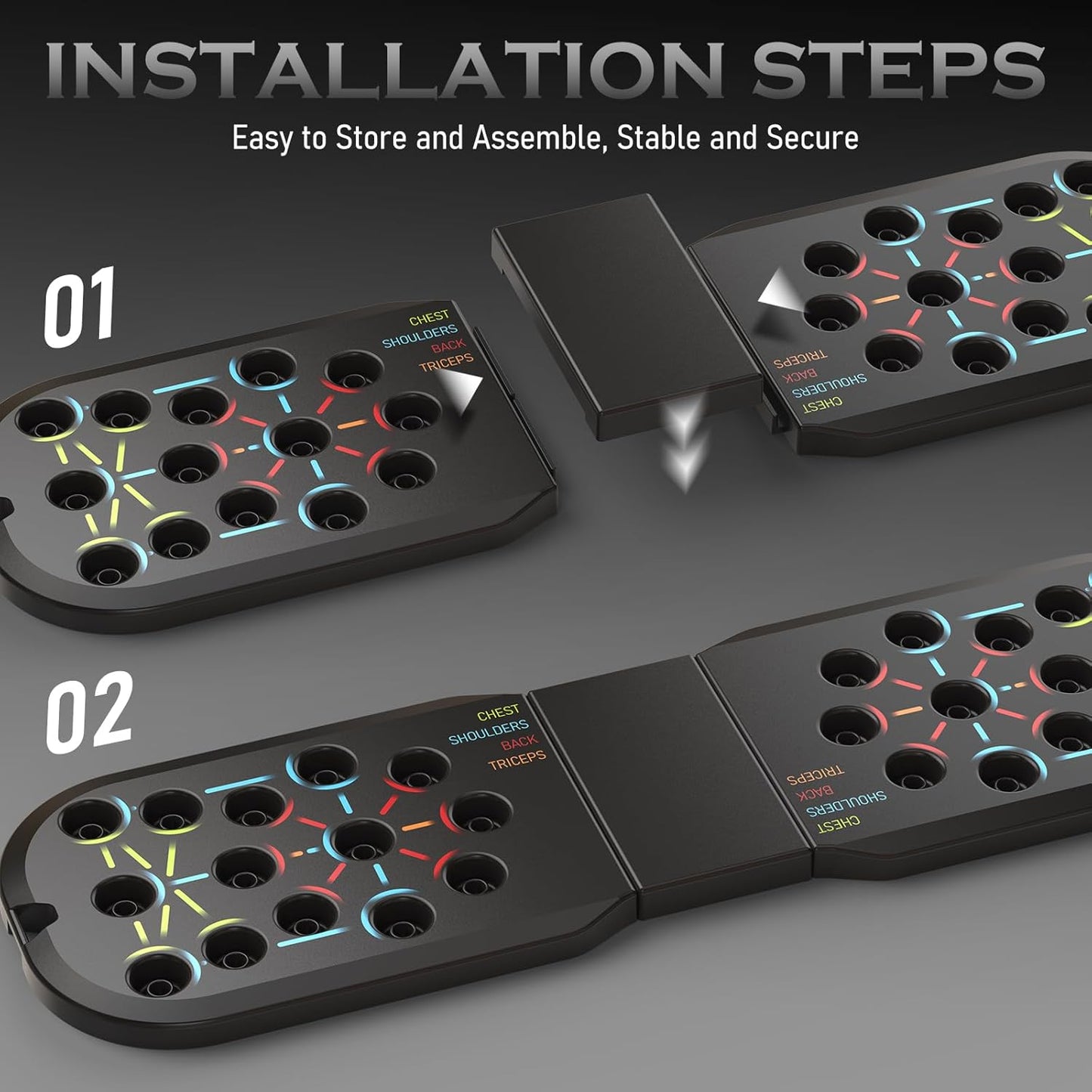 Push up Board Fitness, Workout Home Gym Equipment