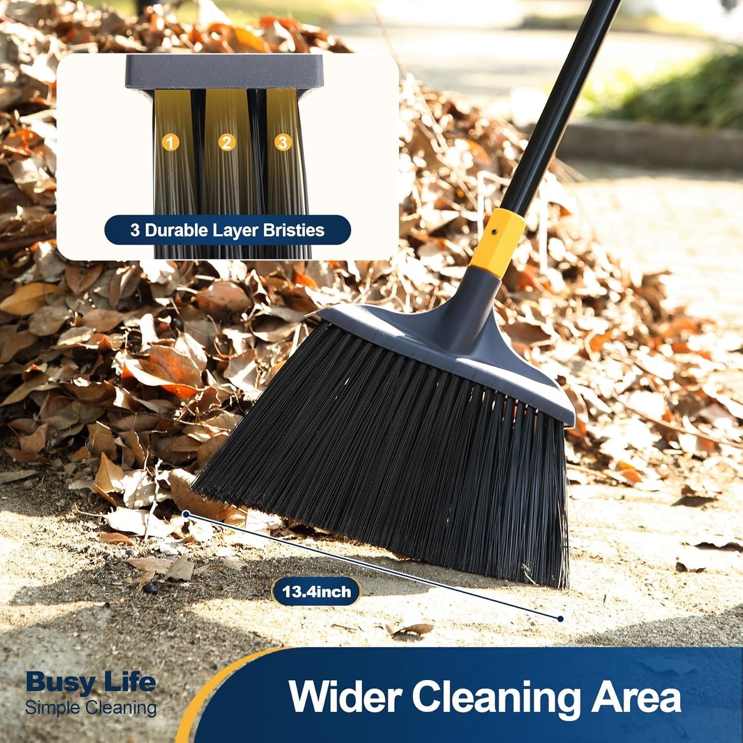 Heavy-Duty Broom Outdoor Commercial