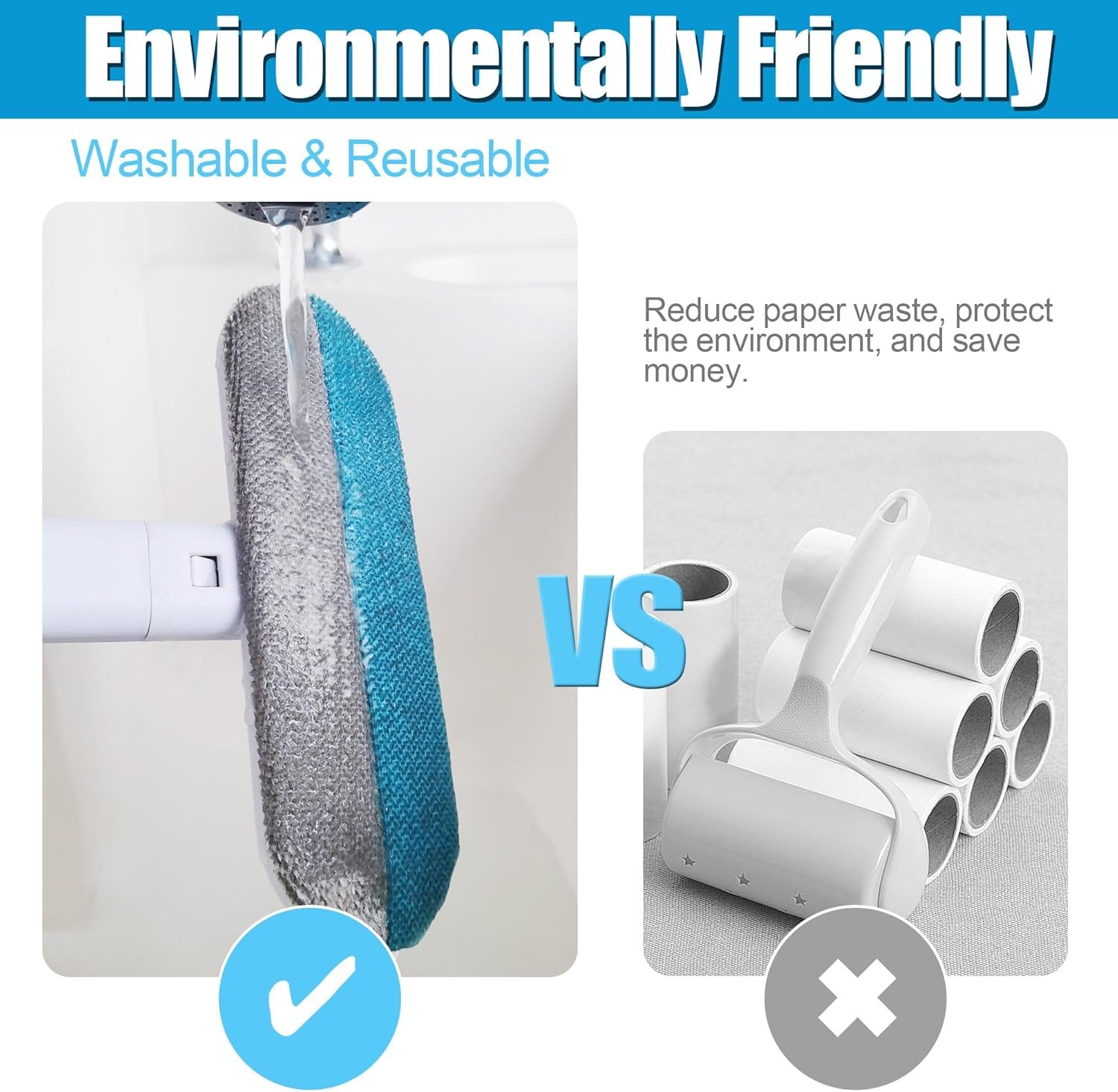 Pet Hair Removal Tool 2 Pieces, Dog and Cat Hair Remover