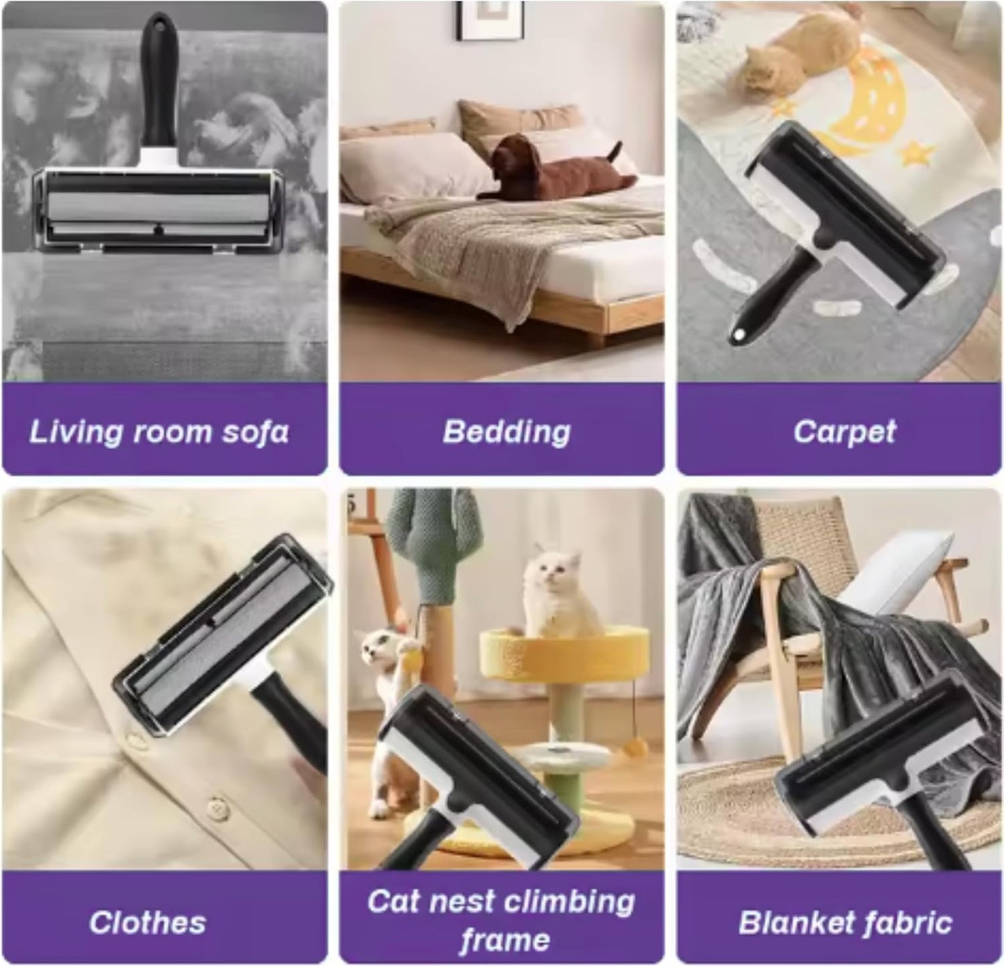 Home and Pet Lint Roller for Dog and Cat Hair Removal
