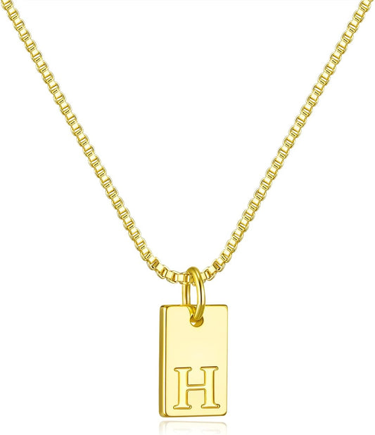 Initial Necklaces for Women 14K Gold