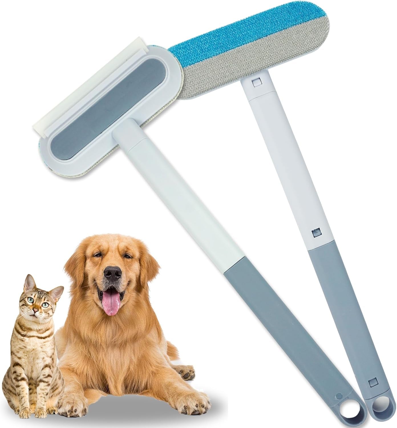 Pet Hair Removal Tool 2 Pieces, Dog and Cat Hair Remover