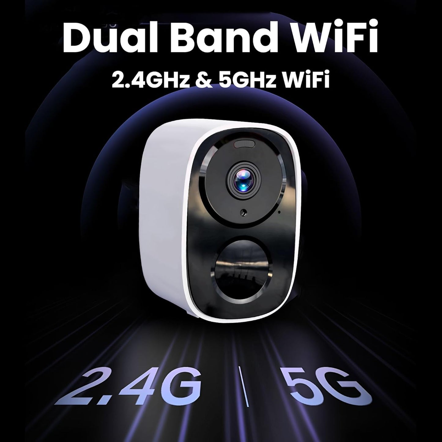 2025 Upgraded 2K Security Cameras Wireless Outdoor