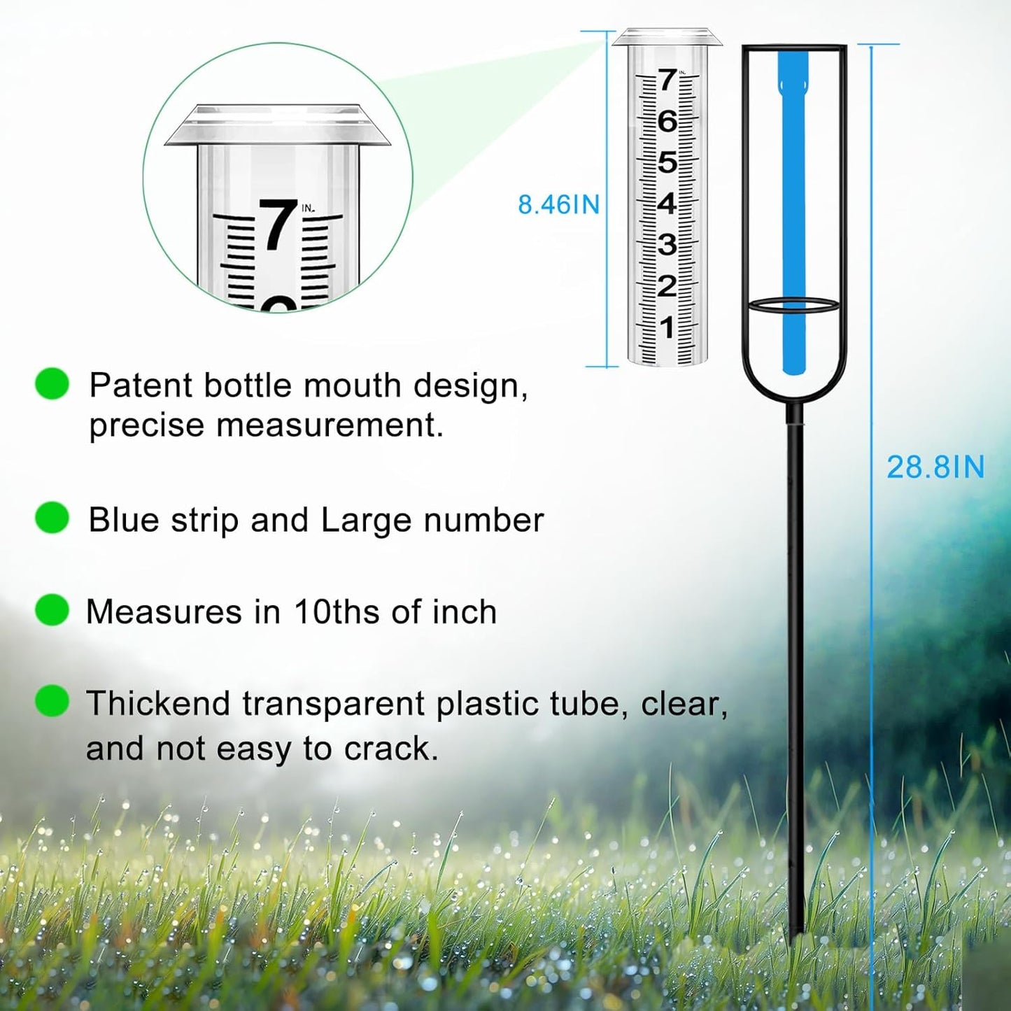 Rain Gauge Outdoor, Accurate Rain Gauges