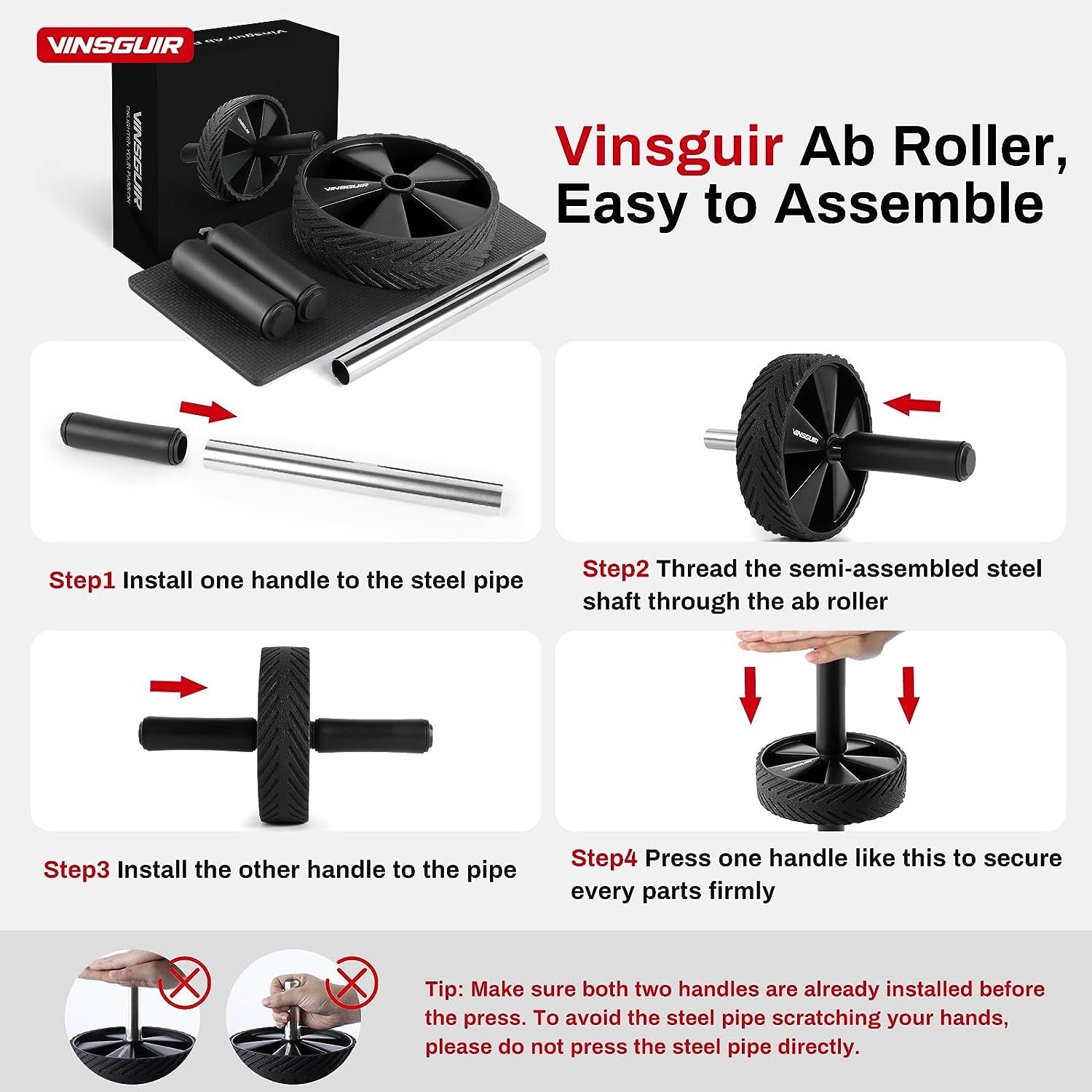 Ab Roller Wheel - Ab Workout Equipment
