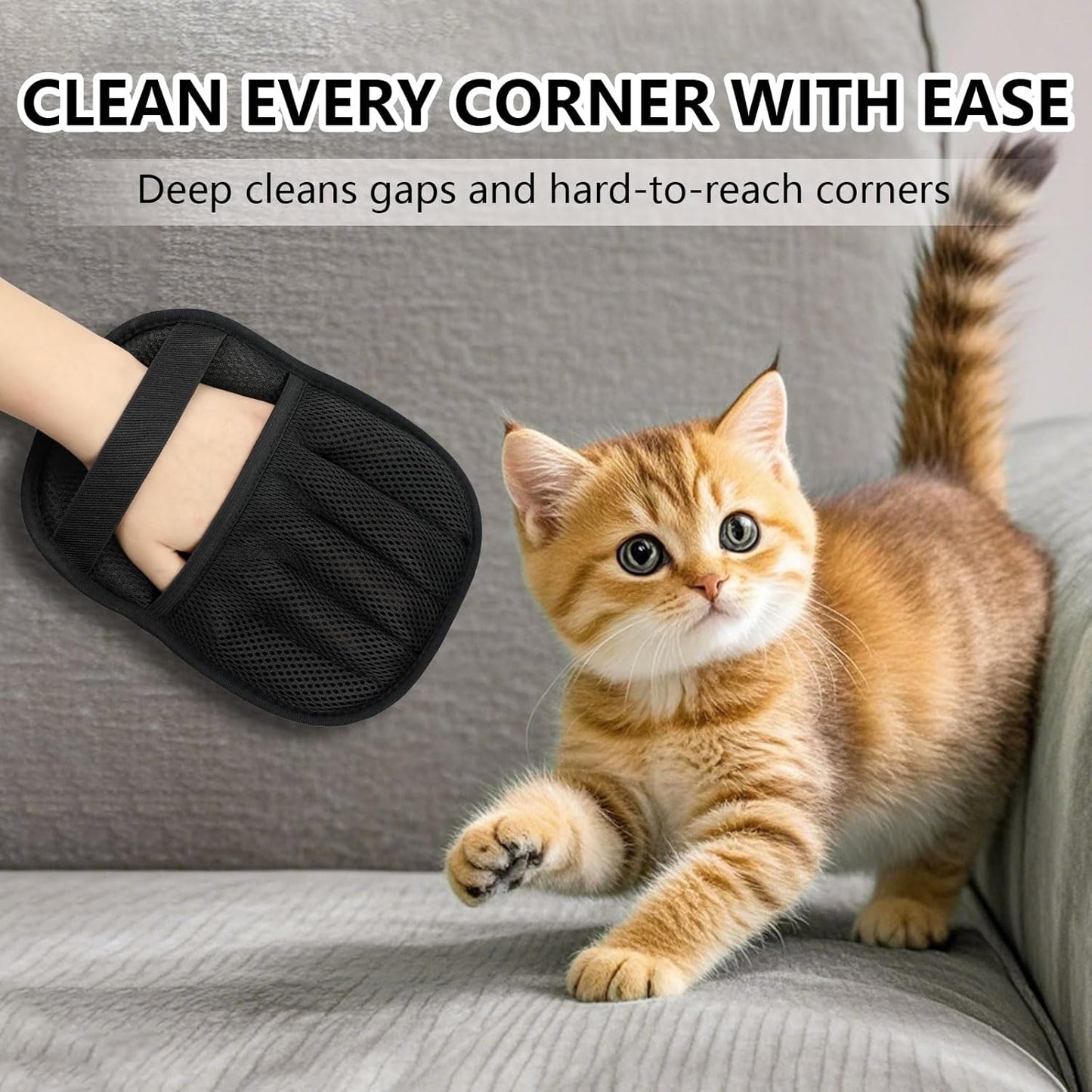 Upgraded Pet Hair Removal Gloves