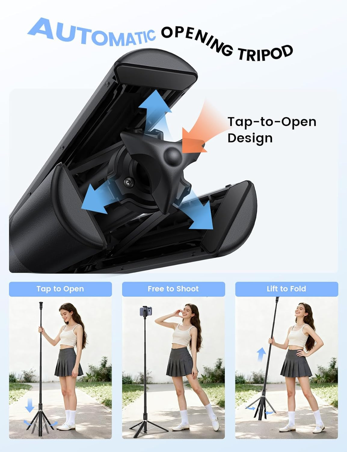 Phone Tripod & Selfie Stick 