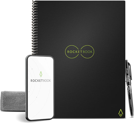 Core Reusable  Notebook 8.5x11 Black