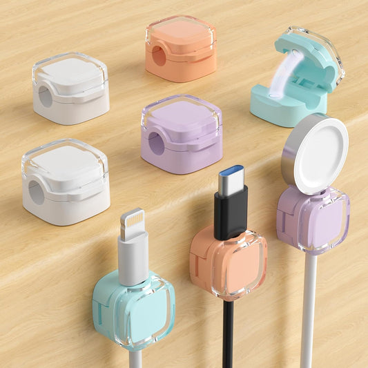 Magnetic Cable Clips, Adjustable Cord Holder