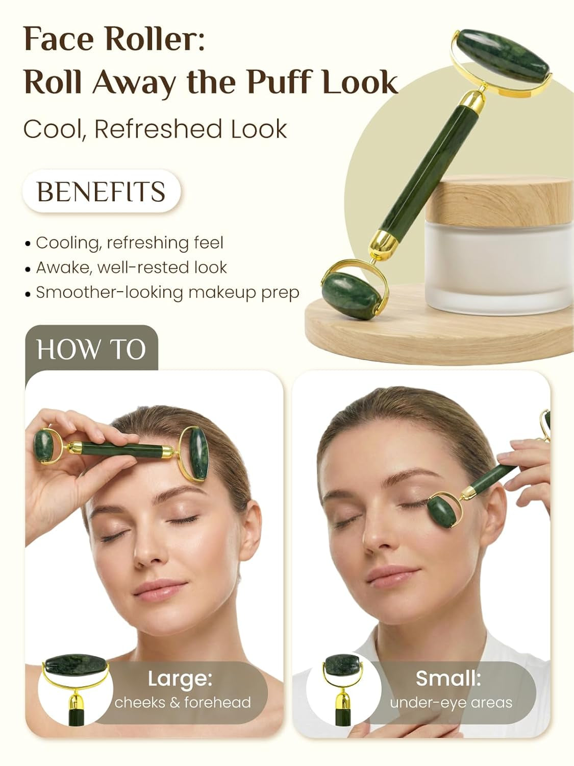 Gua Sha and Face Roller Set - 7 in 1 Face Skin Care Tools