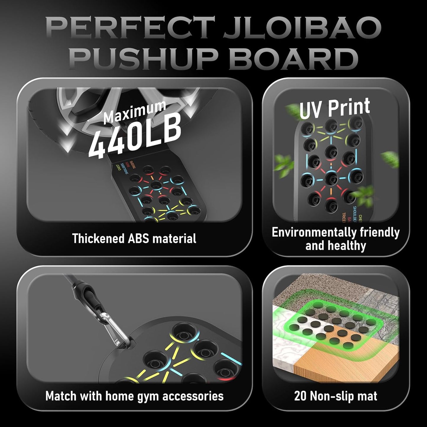 Push up Board Fitness, Workout Home Gym Equipment