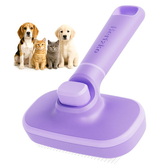 Self Cleaning Slicker Brush for Dogs and Cats